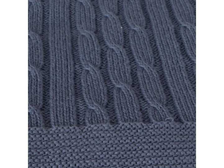 Niebieski bawełniany koc Homemania Decor Celma, 130x170 cm Bawełna Kategoria Koce i pledy