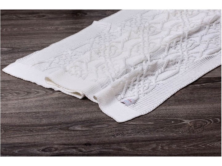 Kremowobiały bawełniany koc dziecięcy Homemania Decor Louise, 90x90 cm Pomieszczenie Pokój przedszkolaka Bawełna Akryl Kategoria Koce i pledy