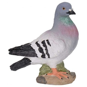 Ptak ogrodowy gołąb ozdoba ogrodowa figurka do ogrodu samiec 23 cm kod: O-351818-S