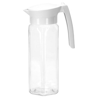Dzbanek szklany do wody lemoniady napojów do lodówki chłodziarki z uchwytem i pokrywką 1,5 l kod: O-139125
