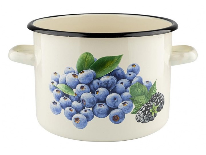 GARNEK EMALIOWANY PROSTY B/P BORÓWKA 20CM 4,5L UA kod: 000-GAR-16156/2