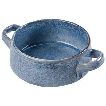 Miska na zupę, bulionówka do zupy, ceramiczna, 750 ml, niebieska kod: O-120290-N