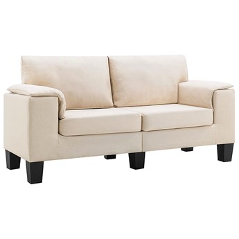2-osobowa kremowa sofa z podłokietnikami - Ekilore 2Q