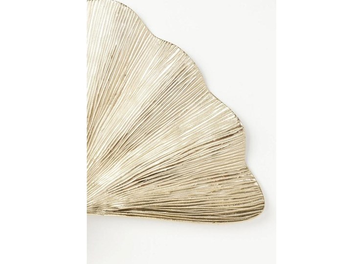 Dekoracja ścienna / świecznik Ginkgo Leaf 75x60 cm Kolor Biały