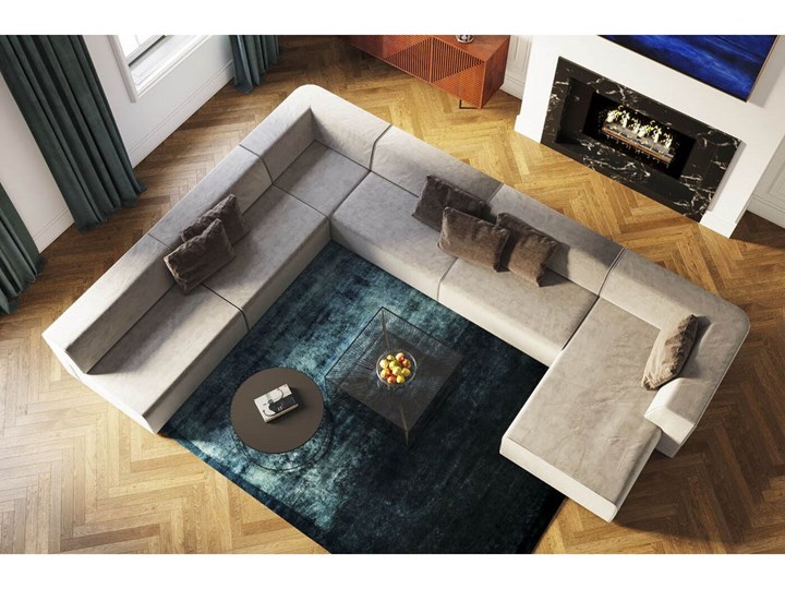 Dywan Cosy Ocean 300x200 cm niebieski Prostokątny 200x300 cm Dywany Kategoria Dywany