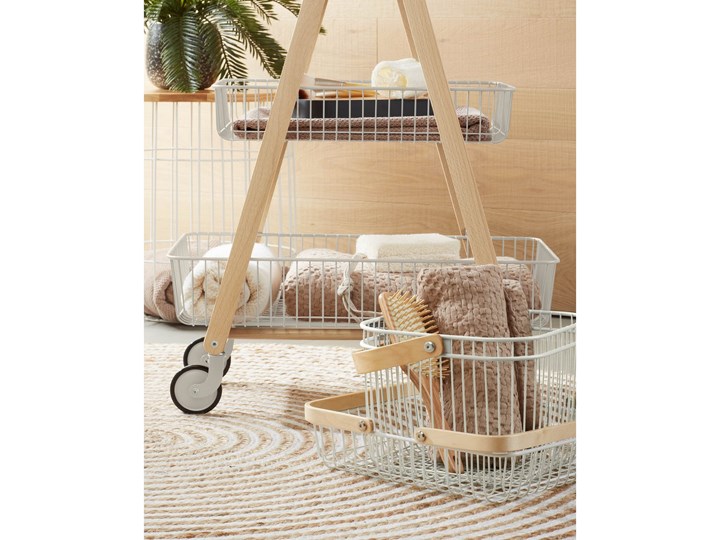 Dywan Saht Ø 150 cm naturalny biały 150x150 cm Dywany Juta Okrągły Kategoria Dywany
