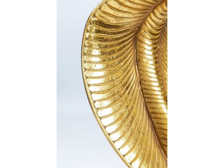 Figurka dekoracyjna Cobra 23x42 cm złota Tworzywo sztuczne Zwierzęta Kolor Biały