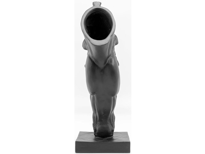 Figurka dekoracyjna Horse Face 30x57 cm czarna Zwierzęta Kolor Czarny Kategoria Figury i rzeźby