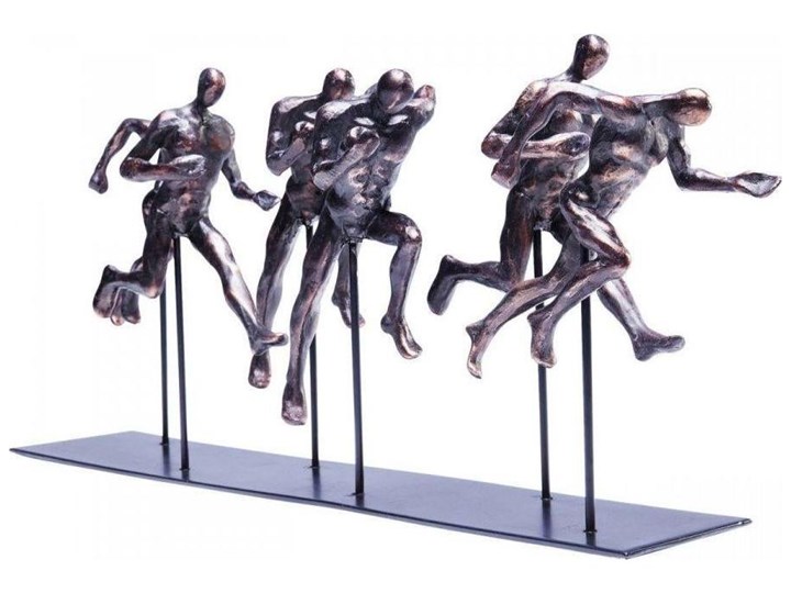 Figurka dekoracyjna Runners 45x19 cm Tworzywo sztuczne Ludzie Kolor Biały Kategoria Figury i rzeźby