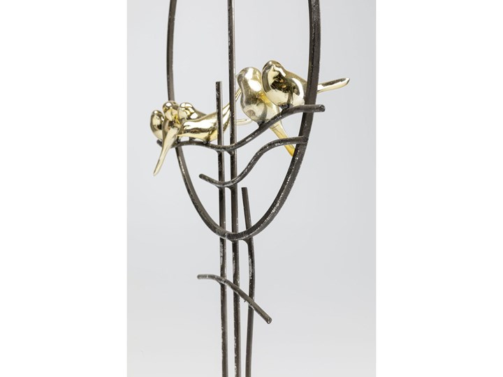Figurka dekoracyjna Tweet 39x64 cm złota Tworzywo sztuczne Kategoria Figury i rzeźby Marmur Zwierzęta Kolor Złoty