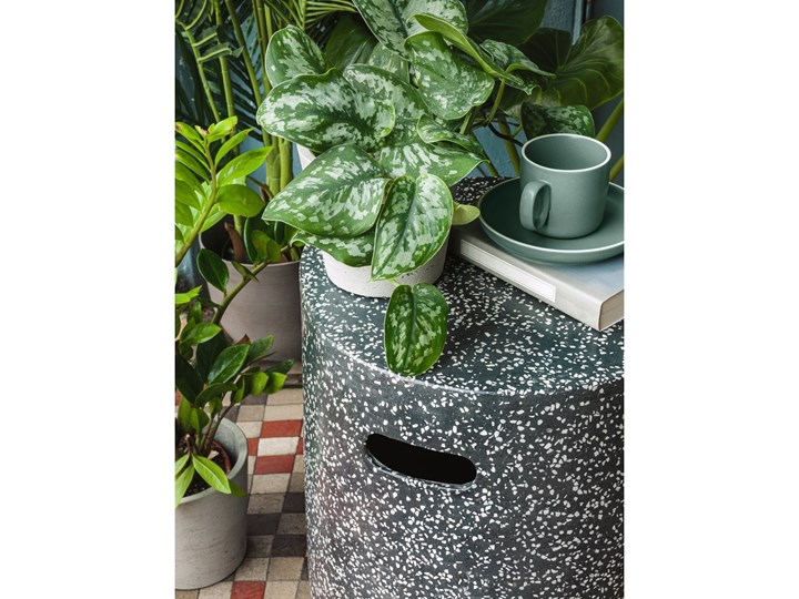 Filiżanka do kawy ze spodkiem Shun porcelanowy zielony Filiżanka do herbaty Porcelana Filiżanka ze spodkiem Kolor Biały