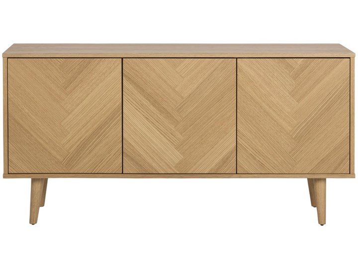 Komoda Egidio 150x75 cm brązowa Głębokość 40 cm Z szafkami Szerokość 150 cm Płyta meblowa Drewno Kolor Beżowy