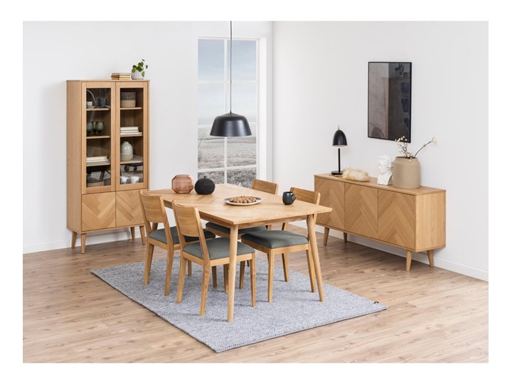Komoda Egidio 150x75 cm brązowa Z szafkami Drewno Płyta meblowa Szerokość 150 cm Głębokość 40 cm Pomieszczenie Sypialnia