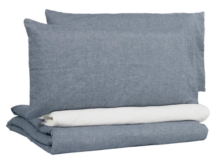 Komplet pościeli Eglant 240x220 cm bawełniany niebieski 220x240 cm Bawełna Kategoria Komplety pościeli