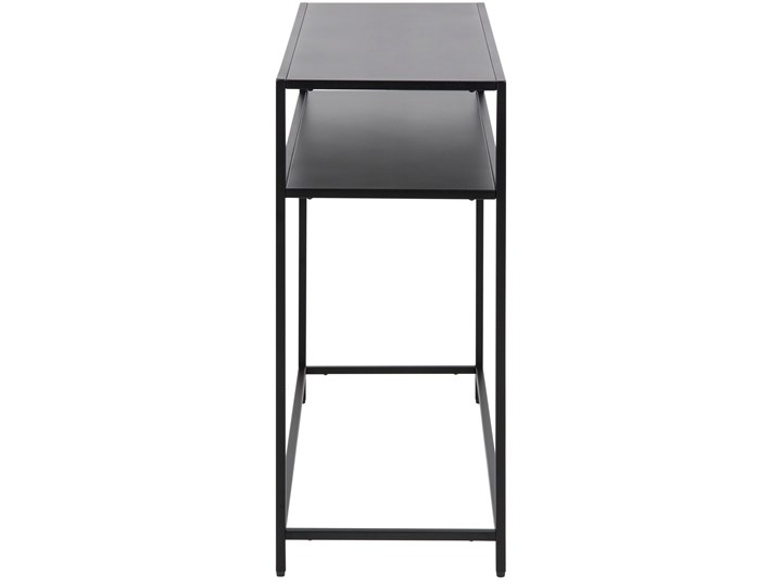 Konsola Lafontain 100x35 cm czarna Kolor Biały Szerokość 100 cm Kolor Czarny
