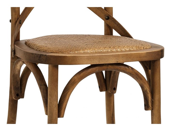 Krzesło Antoinette 43x89 cm naturalne Rattan Drewno Kategoria Krzesła kuchenne