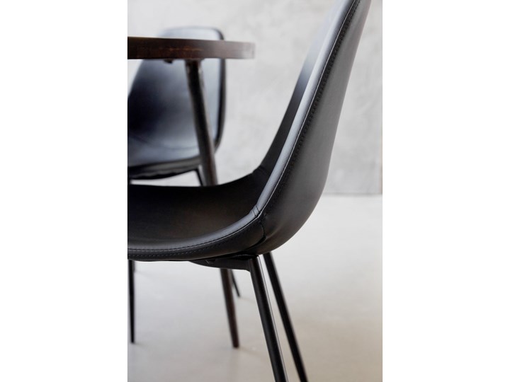 Krzesło Forms 43x84 cm czarne Metal Rodzaj(n) Krzesła