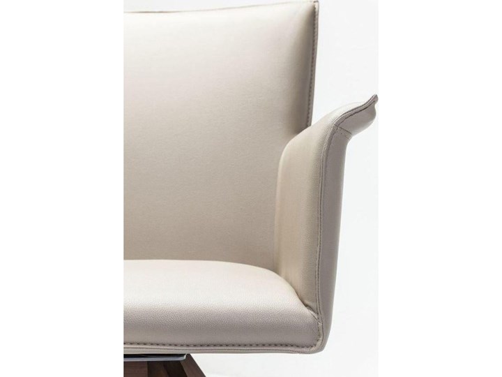 Krzesło obrotowe z podłokietnikami Foxy 65x88 cm beżowe Drewno Kategoria Wieszaki na odzież wierzchnią