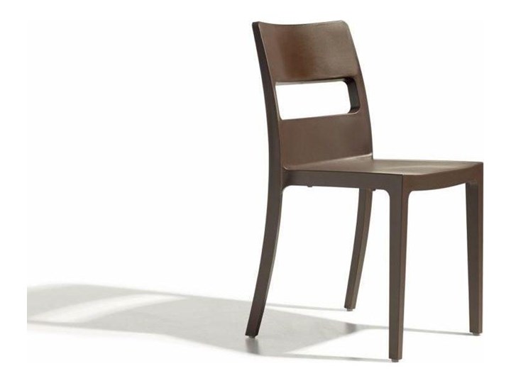 Krzesło Sai 48x82 cm brązowe Głębokość 51 cm Styl Nowoczesny Szerokość 48 cm Tworzywo sztuczne Kategoria Krzesła kuchenne