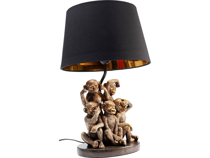 Lampa stołowa Animal Five Monkeys Ø31x48 cm Kategoria Lampy stołowe