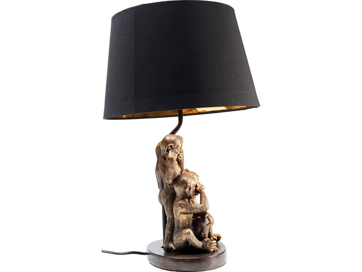 Lampa stołowa Animal Five Monkeys Ø31x48 cm Kategoria Lampy stołowe Kolor Czarny