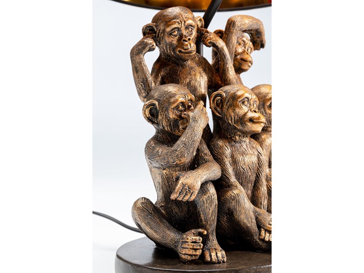 Lampa stołowa Animal Five Monkeys Ø31x48 cm Kategoria Lampy stołowe