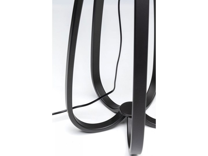 Lampa stołowa Loop 31x64 cm Stal Tworzywo sztuczne Kategoria Lampy stołowe Tkanina Kolor Fioletowy