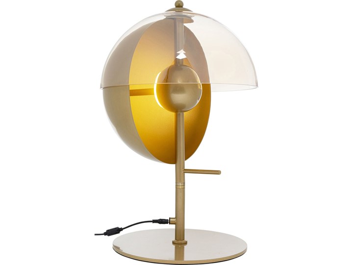 Lampa stołowa Romy LED 30x48 cm złota Kolor Złoty