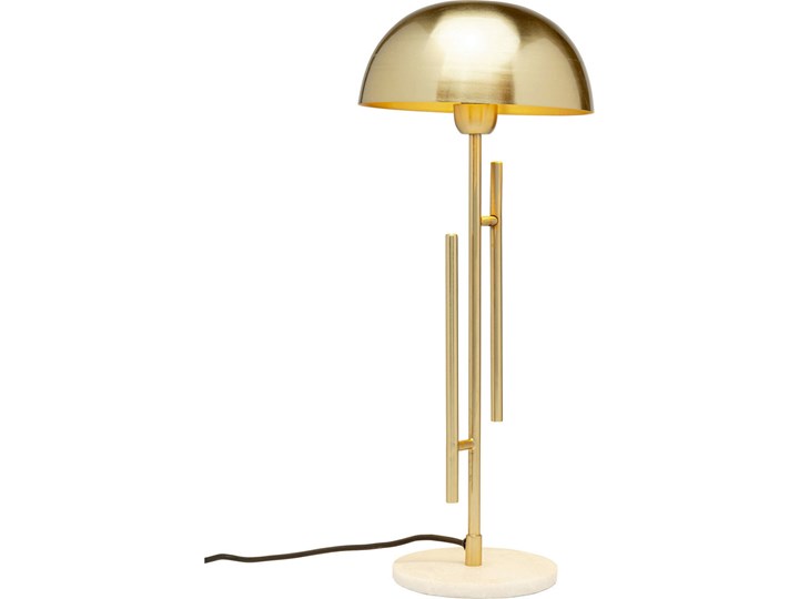 Lampa stołowa Solo Brass 22x55 cm złota Lampa z kloszem Kolor Złoty Stal Kategoria Lampy stołowe