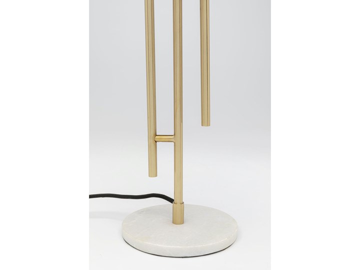 Lampa stołowa Solo Brass 22x55 cm złota Lampa z kloszem Stal Kolor Złoty