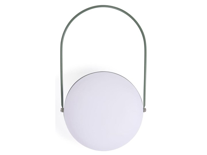 Lampa stołowa Tea z polietylenu i metalu z zielonym wykończeniem Tworzywo sztuczne Lampa dekoracyjna Kategoria Lampy stołowe