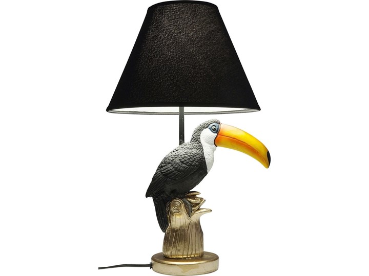 Lampa stołowa Toucan 50x28 cm Lampa z abażurem Stal Kolor Wielokolorowy