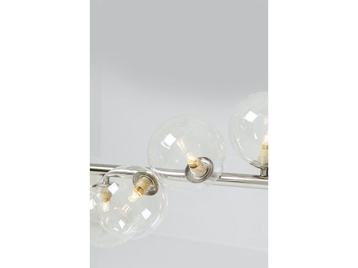Lampa wisząca Scala Balls 150x140 cm chromowa Metal Ilość źródeł światła 14 źródeł Szkło Stal Kategoria Lampy wiszące