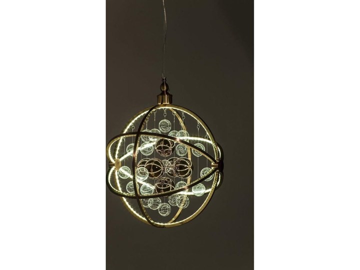 Lampa wisząca Universum LED ∅48x150 cm miedziana Metal Kategoria Lampy wiszące Szkło Stal Kolor Miedziany
