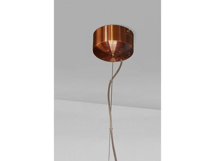 Lampa wisząca Universum LED ∅48x150 cm miedziana Szkło Pomieszczenie Salon Metal Stal Ilość źródeł światła 1 źródło