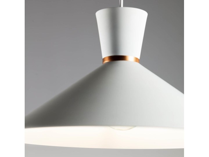 Lampa sufitowa Vesta biała Metal Stal Kolor Biały Ilość źródeł światła 1 źródło