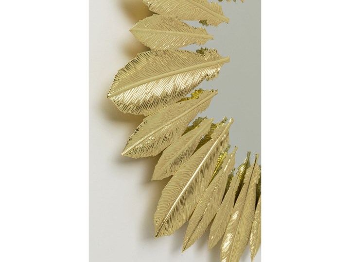 Lustro Feather Dress Ø49 cm złote Lustro z ramą Okrągłe Ścienne Kategoria Lustra