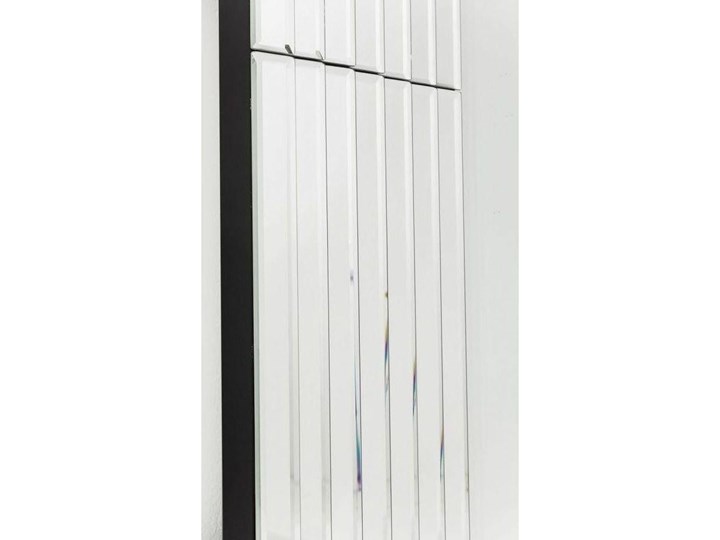 Lustro wiszące Linea Rectangular 200x100 cm srebrne Prostokątne Pomieszczenie Przedpokój Lustro z ramą Ścienne Kolor Srebrny