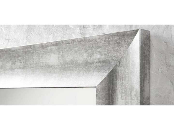 Lustro Misty z litego drewna ayous 59 x 159 cm srebrne Ścienne Prostokątne Lustro z ramą Kategoria Lustra