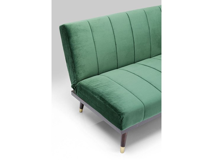 Sofa rozkładana Whisky 181 cm zielona Stała konstrukcja Typ Gładkie