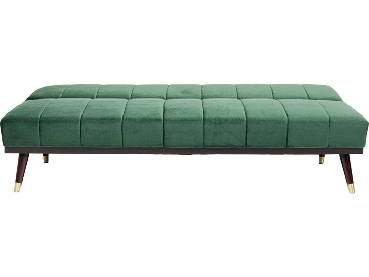 Sofa rozkładana Whisky 181 cm zielona Stała konstrukcja Kolor Zielony Nóżki Na nóżkach