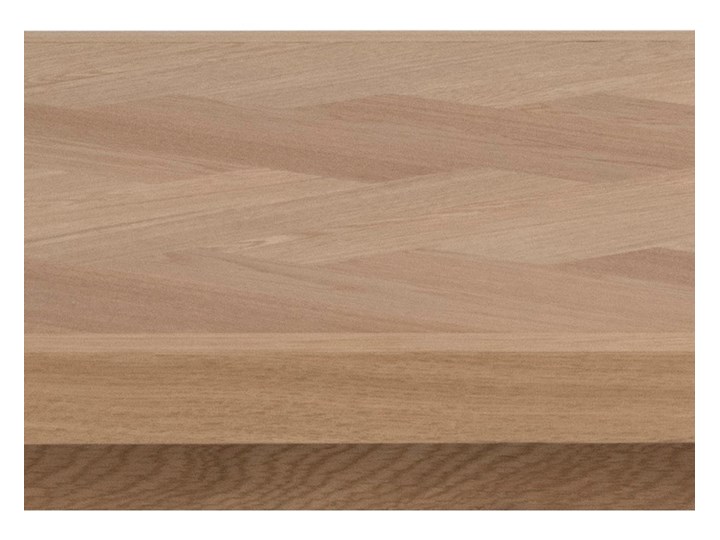 Stół naturalny fornirowany blat dąb drewniane nogi 200x100 cm Drewno Długość(n) 200 cm