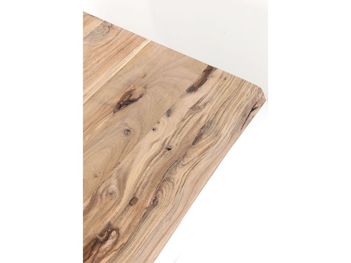 Stół Harmony 160x80 cm akacja nogi chromowe matowe Stal Drewno Kategoria Stoły kuchenne