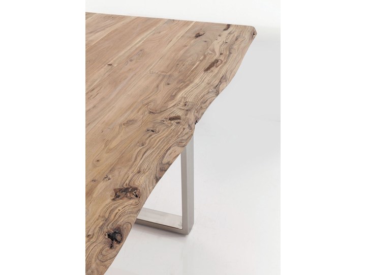 Stół Harmony 160x80 cm akacja nogi chromowe matowe Drewno Długość(n) 160 cm Stal Kategoria Stoły kuchenne