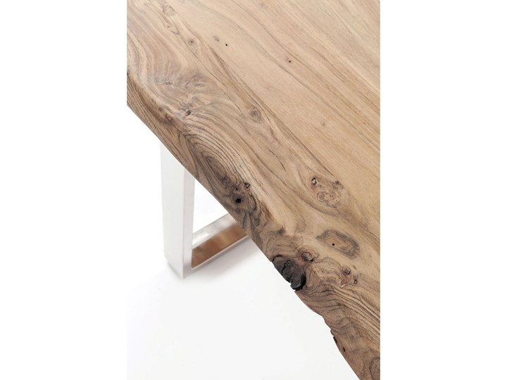 Stół Harmony 160x80 cm akacja nogi chromowe matowe Stal Długość(n) 160 cm Drewno Kształt blatu Prostokątny