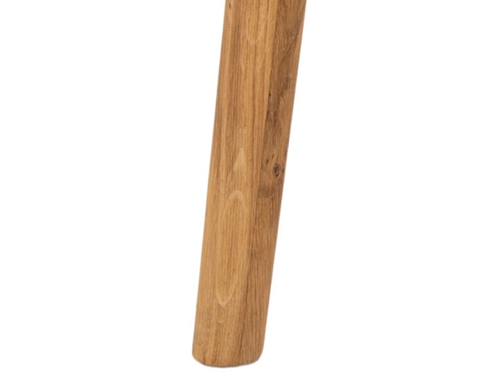 Stół okrągły naturalny fornirowany blat drewniane nogi dąb Ø120x75 cm Szerokość(n) 120 cm Drewno Długość(n) 120 cm