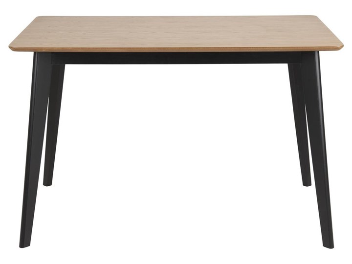 Stół Hanover 120x80 cm naturalny - nogi czarne Drewno Liczba miejsc Do 4 osób