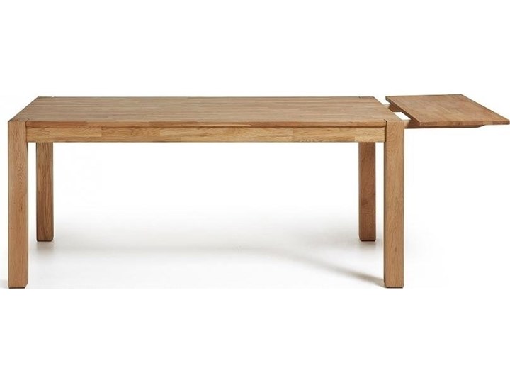 Stół rozkładany Isbel drewniany 120 (200) x 75 cm Drewno Kolor Brązowy