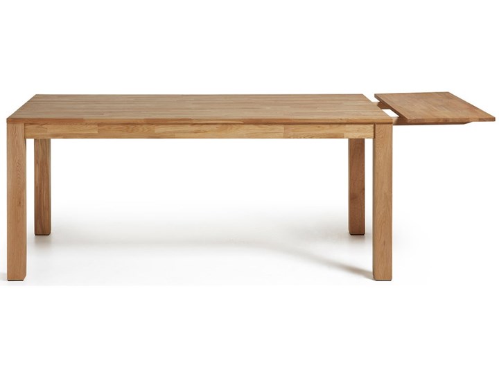 Stół rozkładany Isbel drewniany 180 (260) x 90 cm Kształt blatu Prostokątny Drewno Wysokość 75 cm Rozkładanie Rozkładane