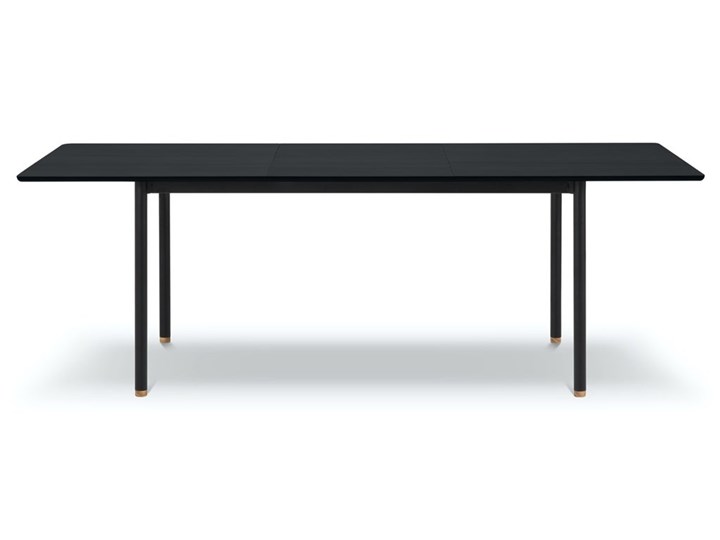 Stół rozkładany Kavir 120-180x80 cm czarny Długość po rozłożeniu 180 cm
